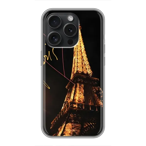 Чехол с рисунком «Paris» для iPhone 15 Pro Чехол с рисунком «Paris» для iPhone 15 Pro