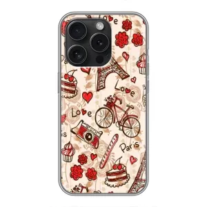 Чехол с рисунком «Париж мечта» для iPhone 15 Pro