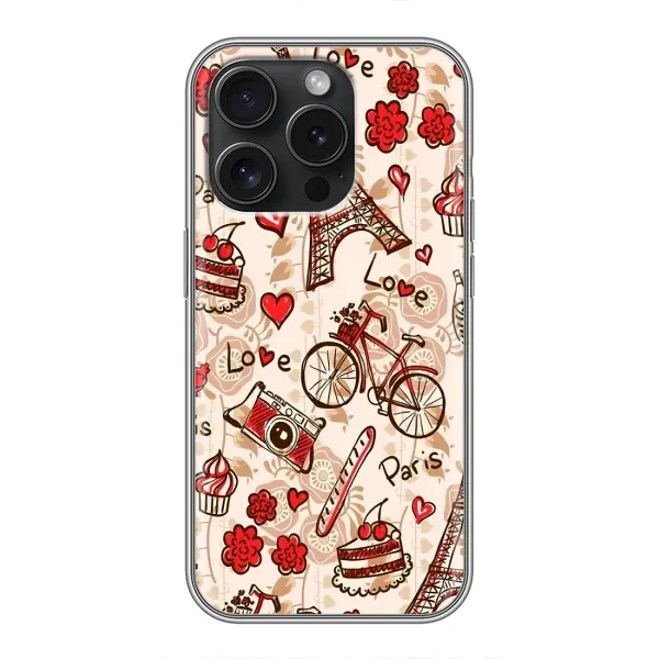 Чехол с рисунком «Париж мечта» для iPhone 15 Pro Чехол с рисунком «Париж мечта» для iPhone 15 Pro