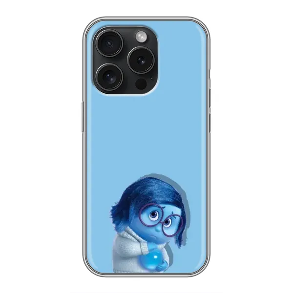 Чехол с рисунком «Печаль» для iPhone 15 Pro Чехол с рисунком «Печаль» для iPhone 15 Pro