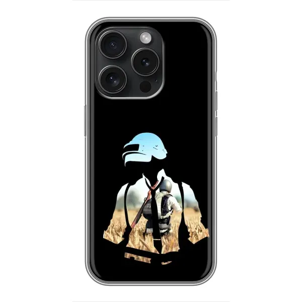 Чехол с рисунком «Пубг мен» для iPhone 15 Pro Чехол с рисунком «Пубг мен» для iPhone 15 Pro