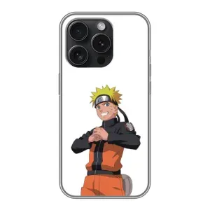 Чехлы с принтом Наруто на iPhone 15 Pro (Радосный Наруто)