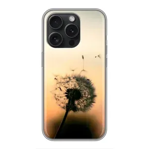 Силиконовый Чехол с одуванчиками на iPhone 15 Pro (Роздумаханый одуванчик)