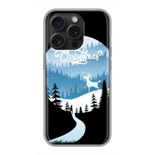Чехол с рисунком «Рождественский Олень» для iPhone 15 Pro Чехол с рисунком «Рождественский Олень» для iPhone 15 Pro