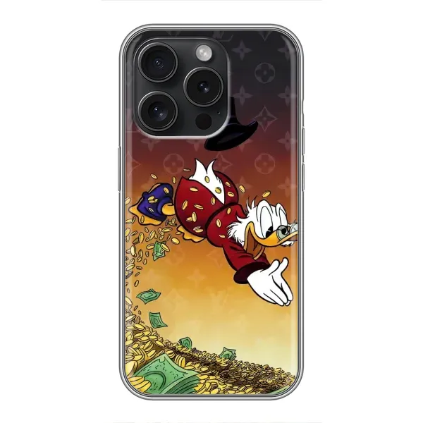 Чехол с рисунком «Скрудж Луи Виттон» для iPhone 15 Pro