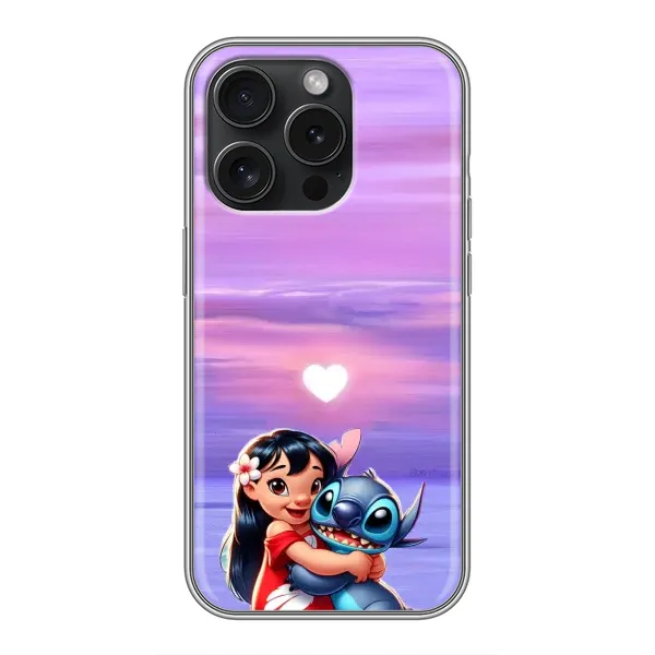 Чехол с рисунком «Стич и Лило» для iPhone 15 Pro Чехол с рисунком «Стич и Лило» для iPhone 15 Pro