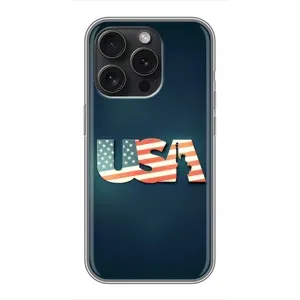 Чохол Прапор USA для iPhone 15 Pro (USA)