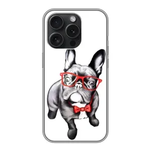 Бампер для iPhone 15 Pro з картинкою "Песики" (В окулярах)