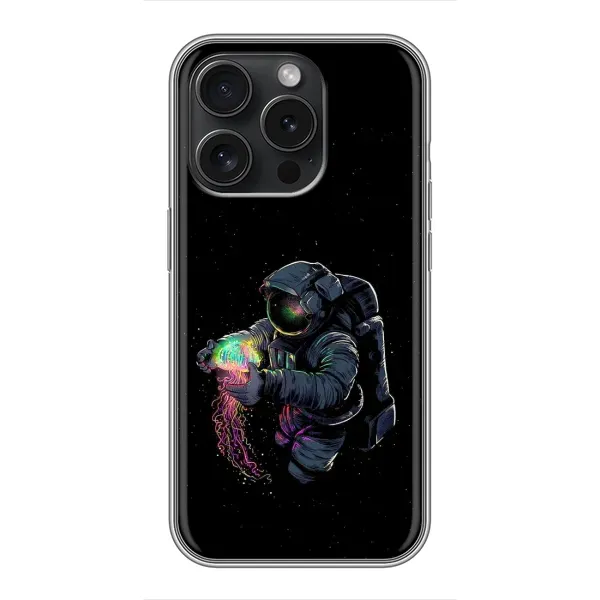 Чехол с рисунком «В руках земля» для iPhone 15 Pro Чехол с рисунком «В руках земля» для iPhone 15 Pro