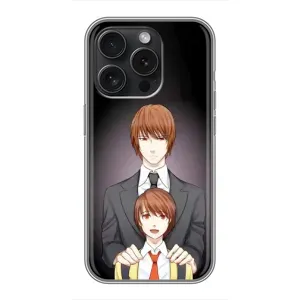 Чехол с персонажами АНИМЕ на iPhone 15 Pro (Ягами вырос)