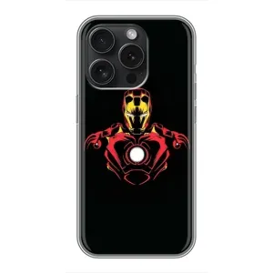 Чехол Супергерой Железный человек на iPhone 15 Pro (Железный человек)