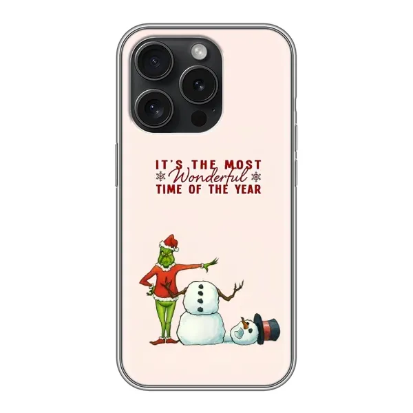 Чохол з малюнком «Злий Грінч» для iPhone 15 Pro Чохол з малюнком «Злий Грінч» для iPhone 15 Pro