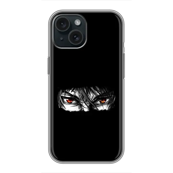 Чехол с рисунком «Аниме глаза» для iPhone 15 Чехол с рисунком «Аниме глаза» для iPhone 15