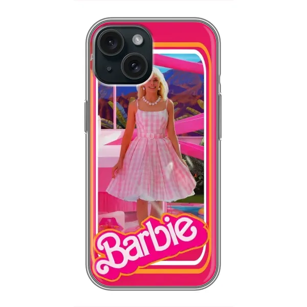 Чехол с рисунком «Барби Марго» для iPhone 15