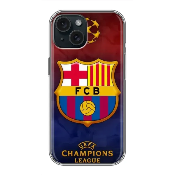 Чехол с рисунком «Barselona» для iPhone 15