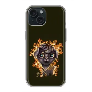 Чехлы на военную тематику для iPhone 15 (Бавовна мем)