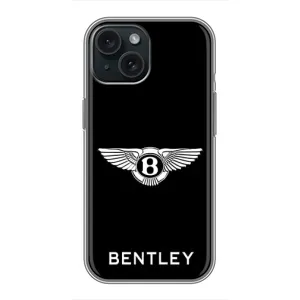 Чохли з тематикою "Круті машини" на iPhone 15 (Logo Bentley)