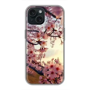 Чохол з картинкою Сакури на iPhone 15 (Квітуча сакура)