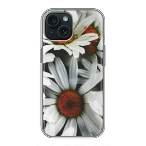 Чохол з ромашками на iPhone 15 (Квіти Ромашки)