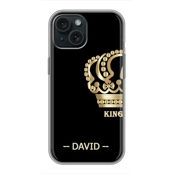 Чехол с рисунком «DAVID» для iPhone 15