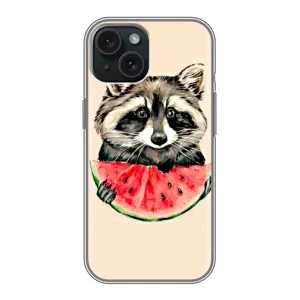 Силіконовий Чохол з Энотами на iPhone 15 (Єнот)