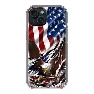 Чохол Прапор USA для iPhone 15 (Прапор USA)