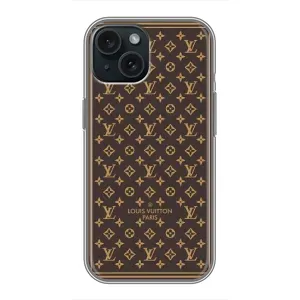 Силиконовый чехол для iPhone 15 (ФОН Louis Vuitton Paris)