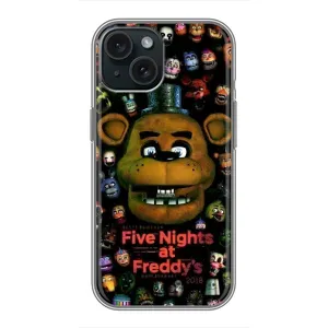 Чехлы Пять ночей с Фредди для Айфон 15 (Freddy)