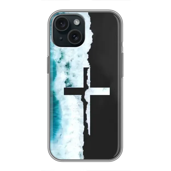 Чехол с рисунком «Хрест» для iPhone 15 Чехол с рисунком «Хрест» для iPhone 15