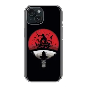 Чохли з принтом Ітачі Учіха на iPhone 15 (Ітачі на чорному)