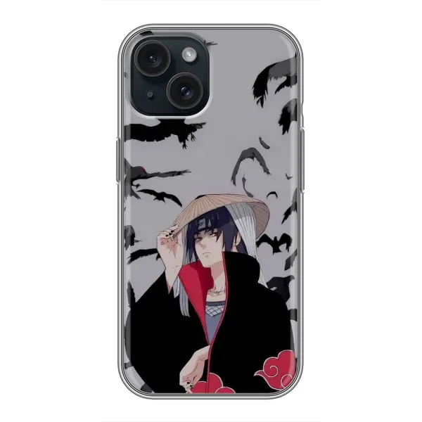 Чехол с рисунком «Итачи Ворони» для iPhone 15 Чехол с рисунком «Итачи Ворони» для iPhone 15