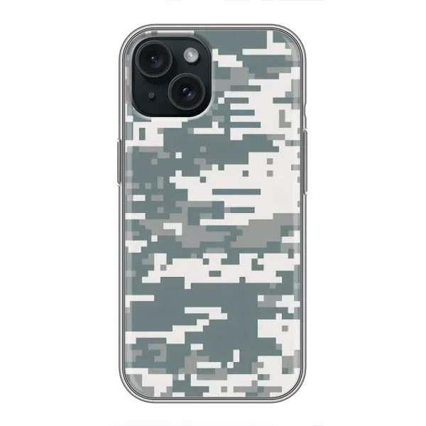 Чехол с рисунком «Камуфляжный Хаки» для iPhone 15 Чехол с рисунком «Камуфляжный Хаки» для iPhone 15