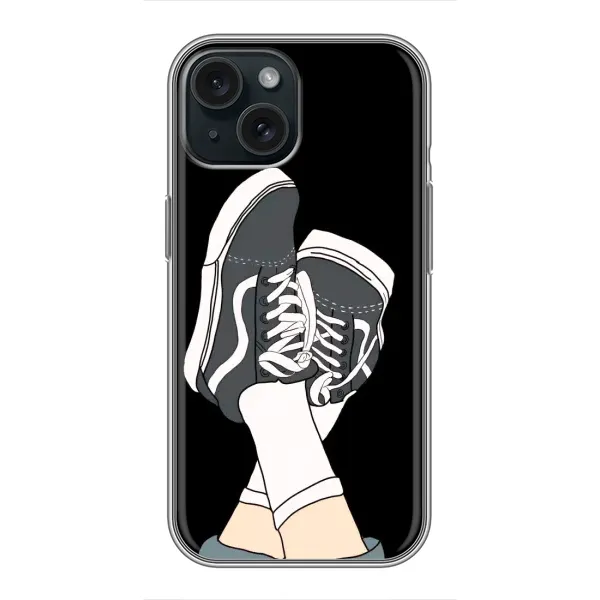 Чехол с рисунком «Кеды» для iPhone 15 Чехол с рисунком «Кеды» для iPhone 15