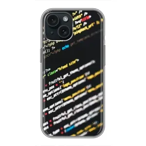Чохол з малюнком «Код» для iPhone 15