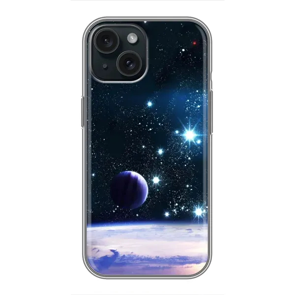 Чехол с рисунком «Космический вид» для iPhone 15 Чехол с рисунком «Космический вид» для iPhone 15