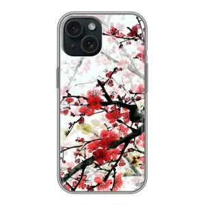 Чохол з картинкою Сакури на iPhone 15 (Гарна Сакура)