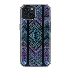 Силиконовый Чехол на iPhone 15 (Крутой орнамент)
