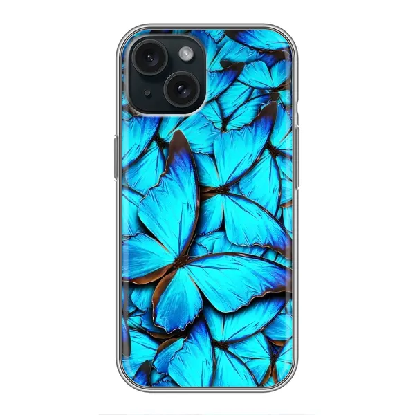 Чехол с рисунком «Крылья бабочек» для iPhone 15