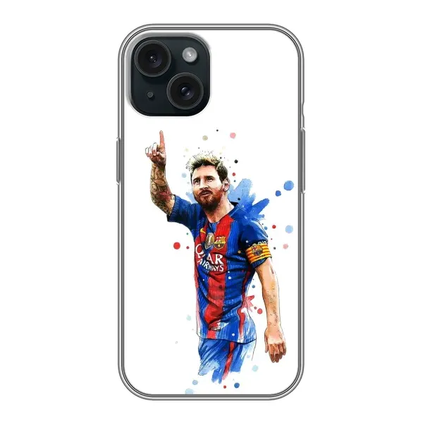 Чехол с рисунком «Leo Messi» для iPhone 15