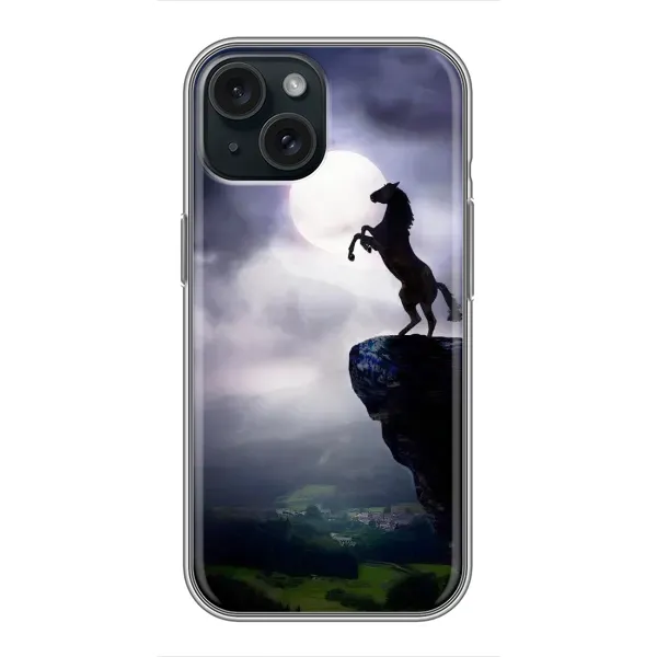 Чехол с рисунком «Лошадь» для iPhone 15