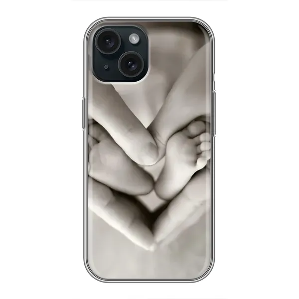 Чехол с рисунком «Любящие руки» для iPhone 15 Чехол с рисунком «Любящие руки» для iPhone 15