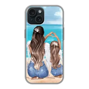 Чехлы для МАМЫ на iPhone 15 (Мама и дочь)