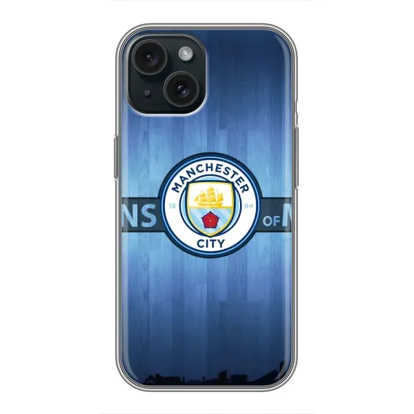 Чехол с рисунком «ManCity» для iPhone 15 Чехол с рисунком «ManCity» для iPhone 15