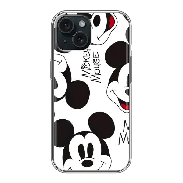 Чехол с рисунком «Маус» для iPhone 15 Чехол с рисунком «Маус» для iPhone 15