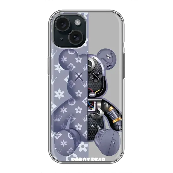Чехол с рисунком «Медведь Louis Vuitton» для iPhone 15