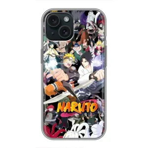 Купить Чохли на телефон з принтом Anime для iPhone 15 (Наруто постер)