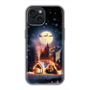 Чехлы на Новый Год iPhone 15 (Настроение зимнее)