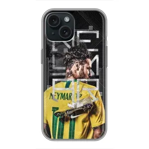 Силиконовый Чехол iPhone 15 (Neymar 10)