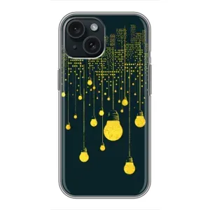 Силіконові Чохли Коханій людині для iPhone 15 (Нічне місто)