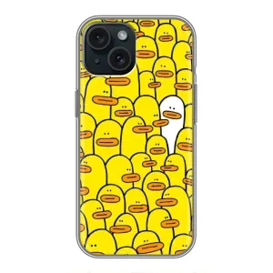 Силіконовий бампер з картинкою звірів для iPhone 15 (Особливий)
